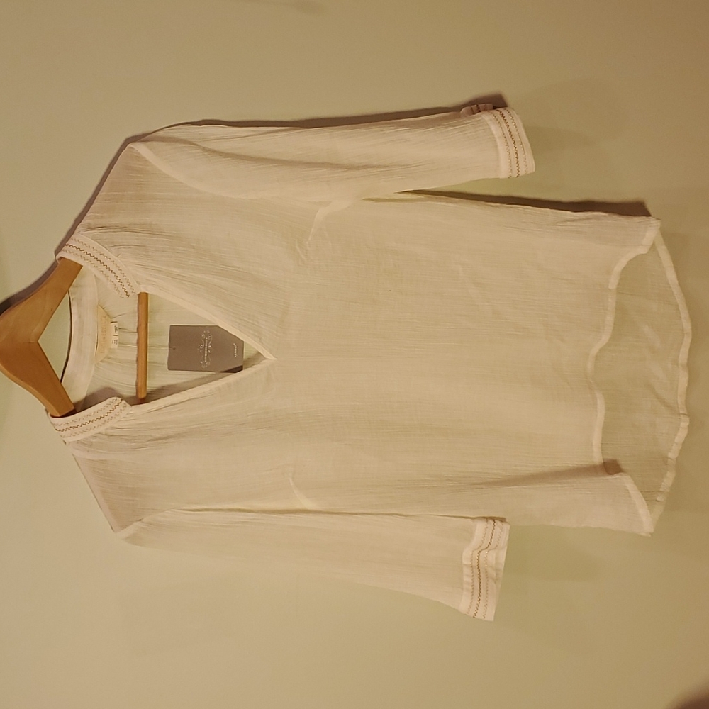 Anthropologie Edme & Esyllte sheer tunic small